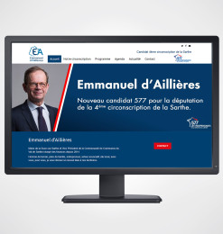 Emmanuel d'Aillières - Homme politique engagé