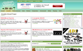 Création site internet Airsoft Project