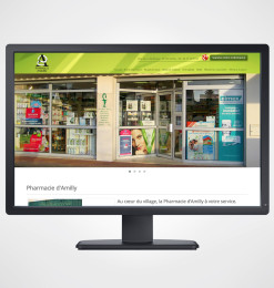 Création site internet pharmacie - Pharmacie Amilly