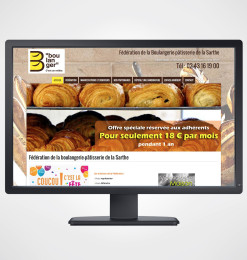 Création site internet Fédération Boulangerie de la Sarthe