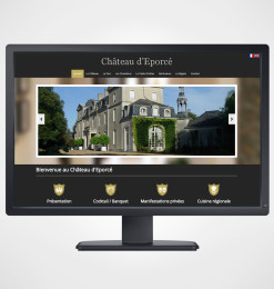 Création site internet Château Eporcé