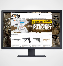 Création site internet Airsoft Online