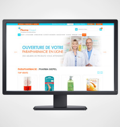 Création boutique en ligne Pharma Gielpel