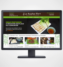 Création site internet du Bambou Vert